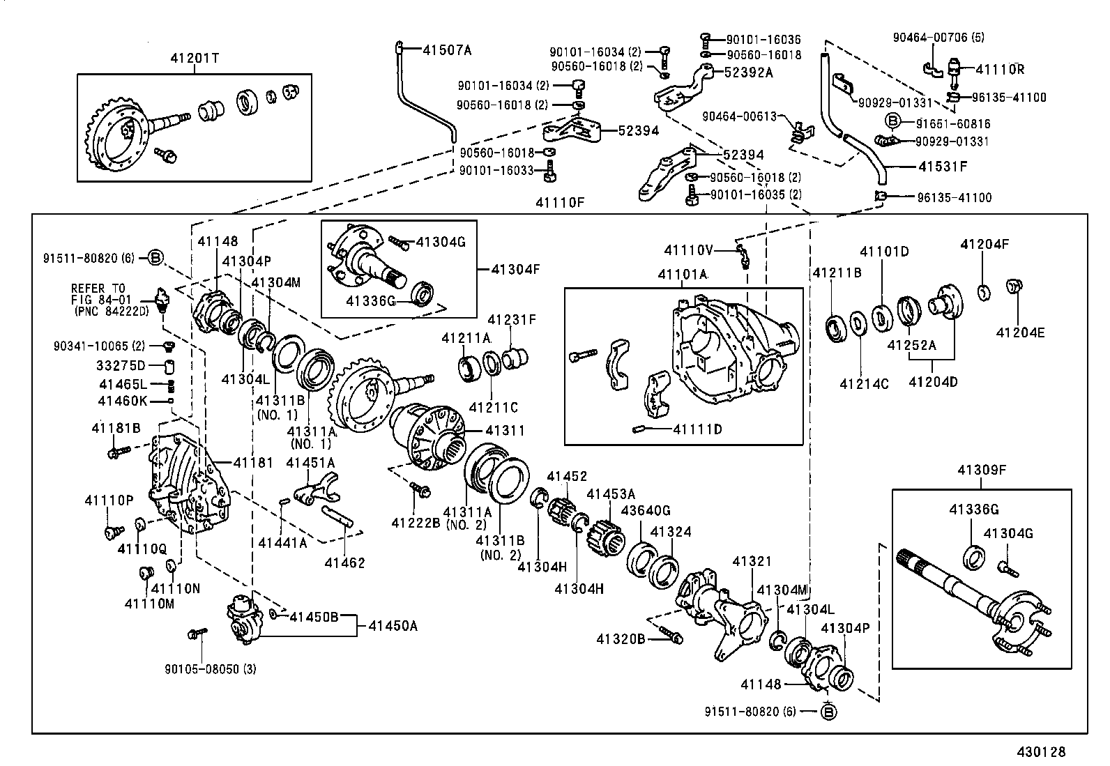 90520-37015 RING, SHAFT SNAP (FOR DIFFERENTIAL SIDE GEAR SHAFT RH) product image