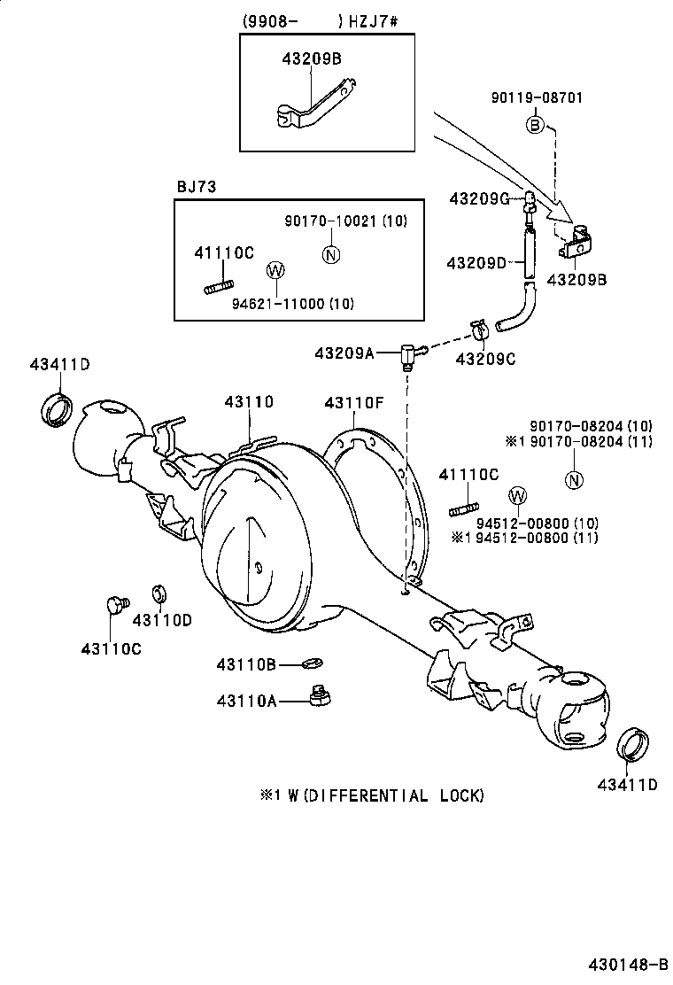 41201-69315 FINAL GEAR KIT, DIFFERENTIAL, FRONT product image