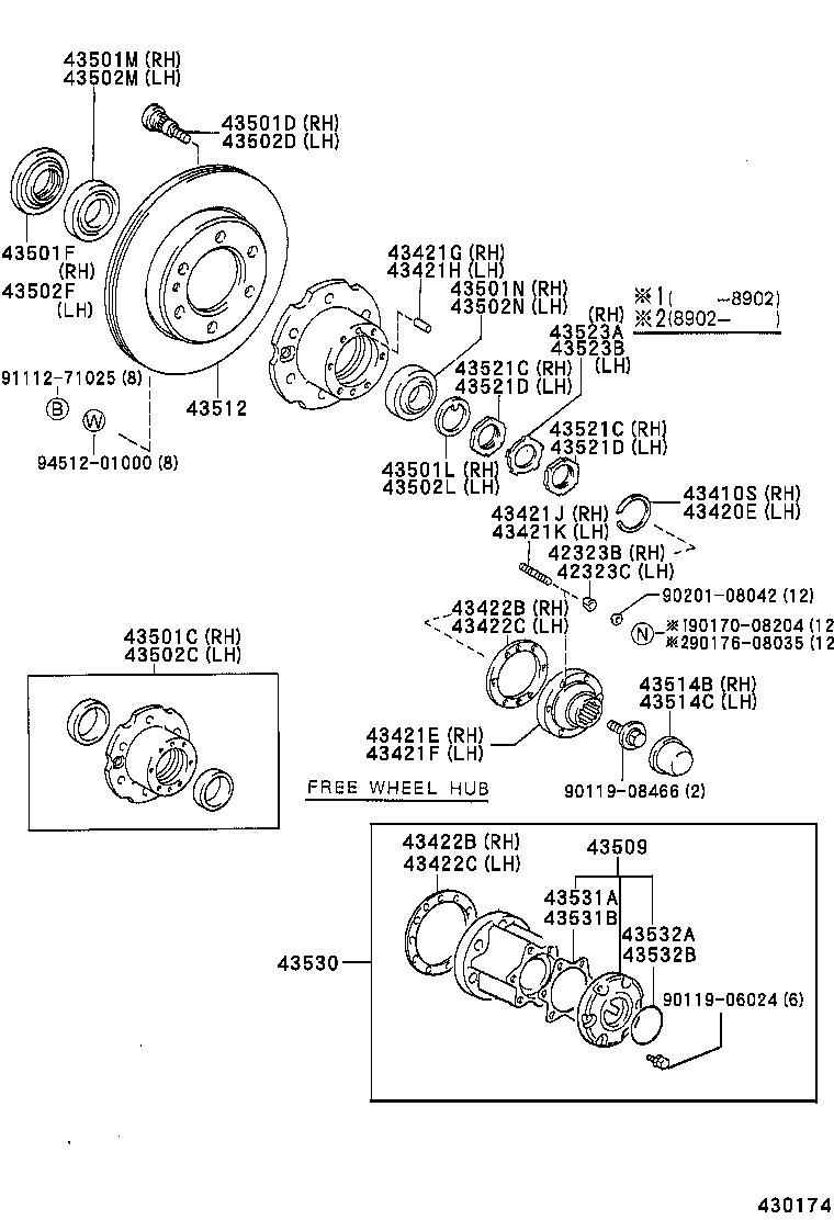 43512-35170 DISC, FRONT product image