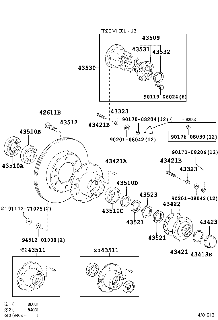 Toyota 42323-60030 WASHER, CONE (FOR FRONT AXLE SHAFT RH)