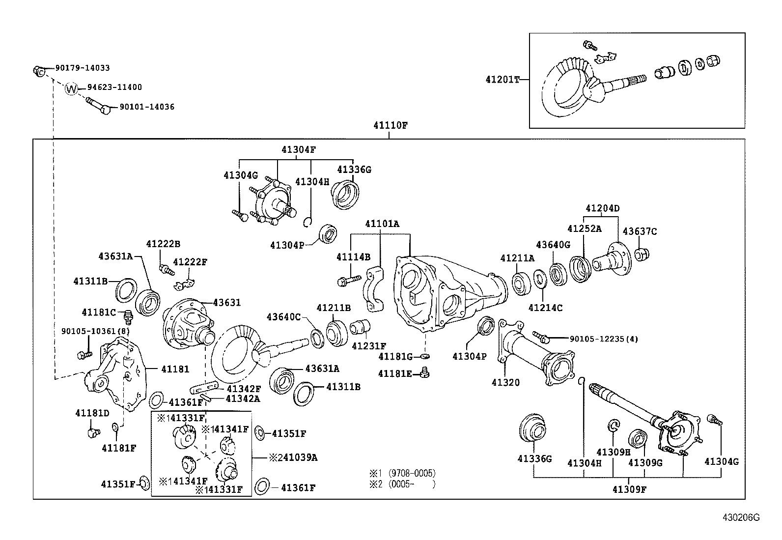 41110-3D370 CARRIER ASSY, DIFFERENTIAL, FRONT product image