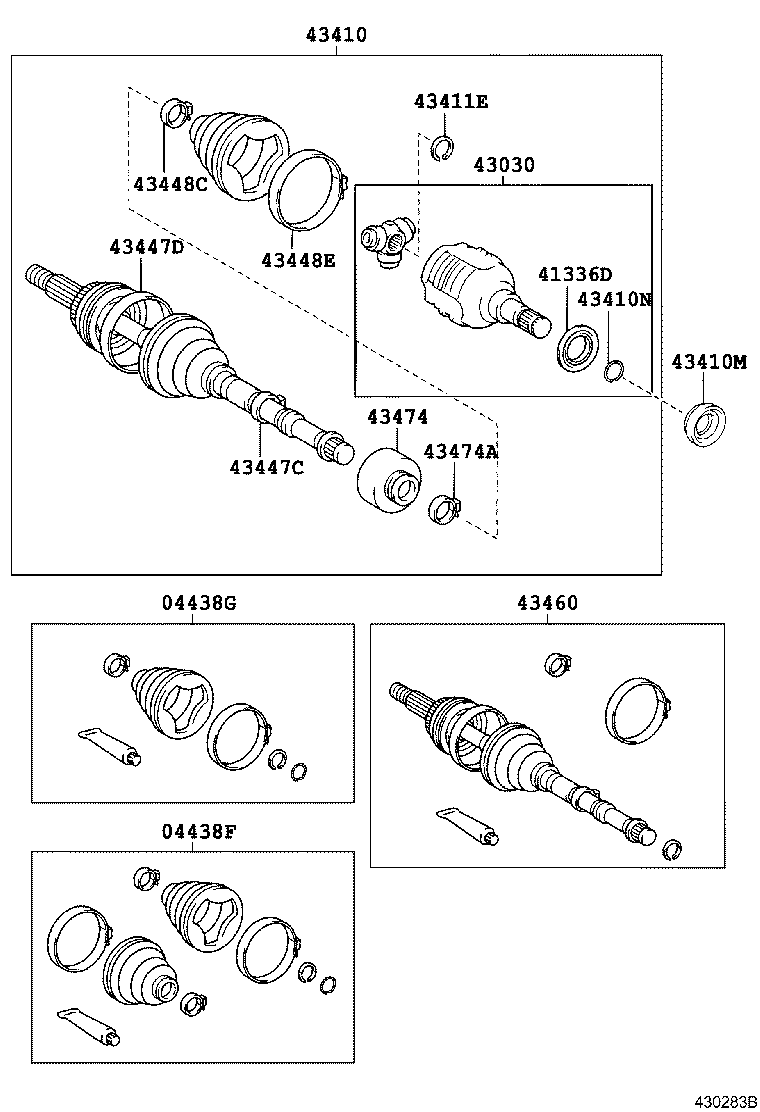 Toyota 90311-35045 OIL SEAL, FRONT DRIVE SHAFT, RH