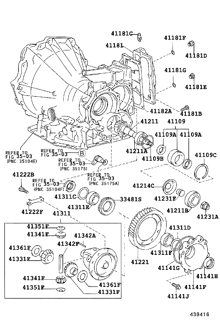 33481-32070 GEAR, SPEEDOMETER DRIVE (MTM) product image