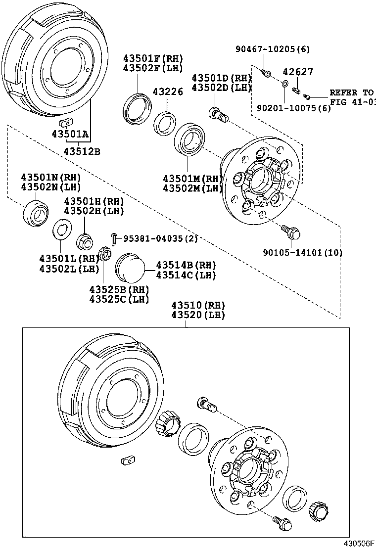 43512-36191 DRUM, BRAKE product image