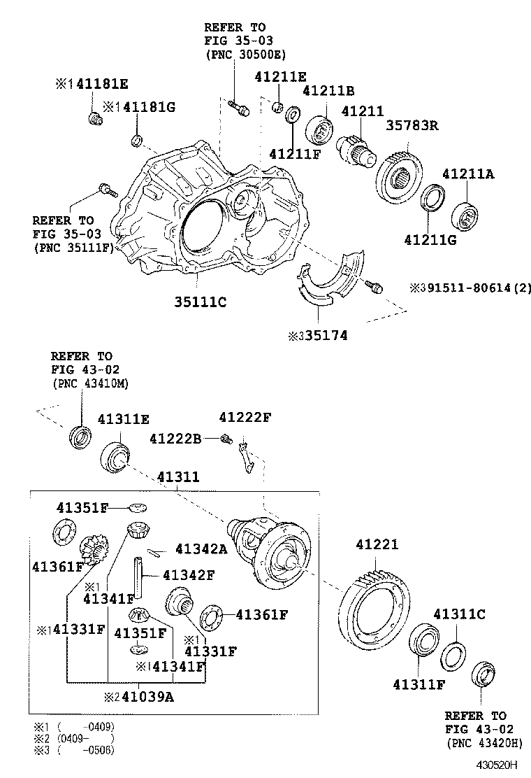41211-52050 PINION, DIFFERENTIAL DRIVE product image