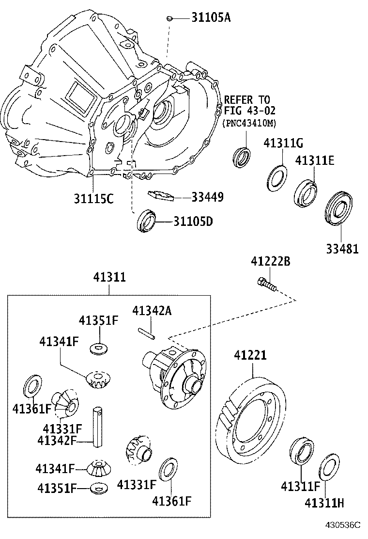 90564-49022 SHIM (FOR FRONT DIFFERENTIAL CASE REAR) product image