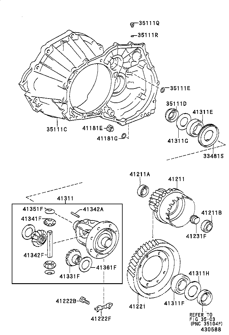 35105-20013 HOUSING, TRANSAXLE product image