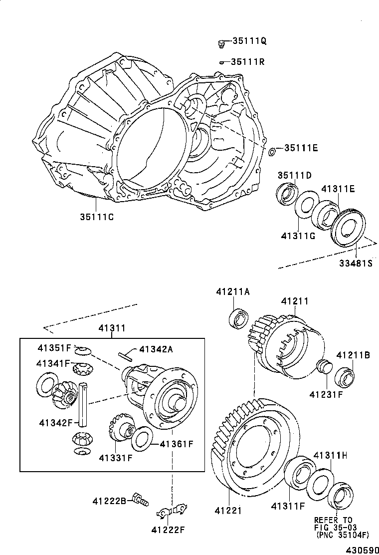 35105-20013 HOUSING, TRANSAXLE product image