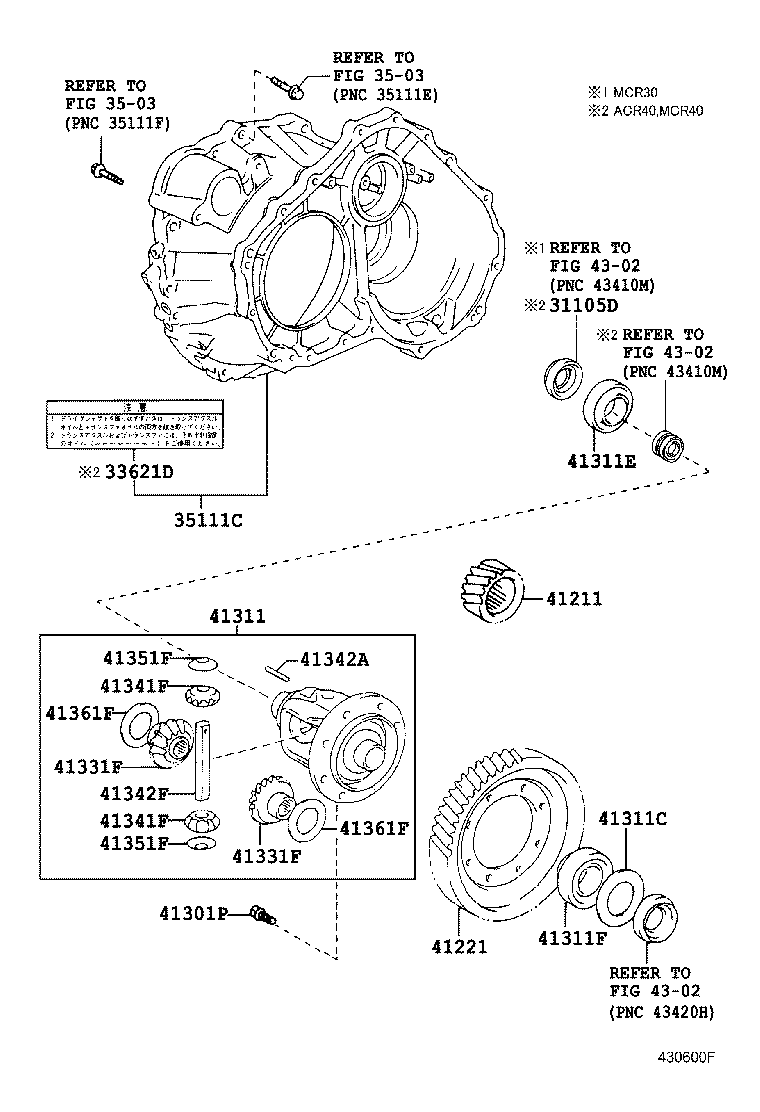 35105-28040 HOUSING, TRANSAXLE product image