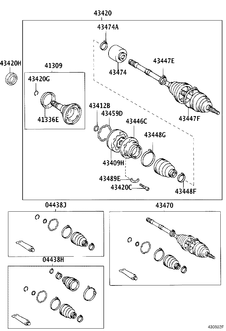 43457-28010 BRACKET, DRIVE SHAFT BEARING product image