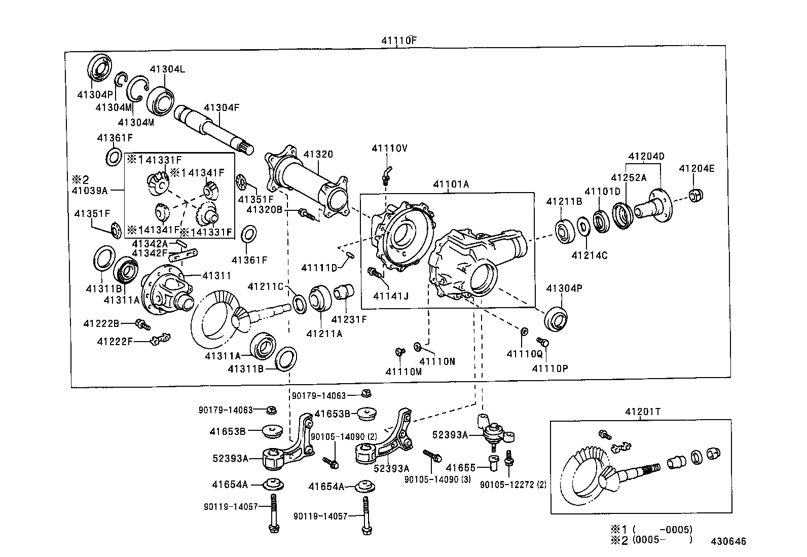 41252-35030 DEFLECTOR, DUST (FOR FRONT DIFFERENTIAL) product image