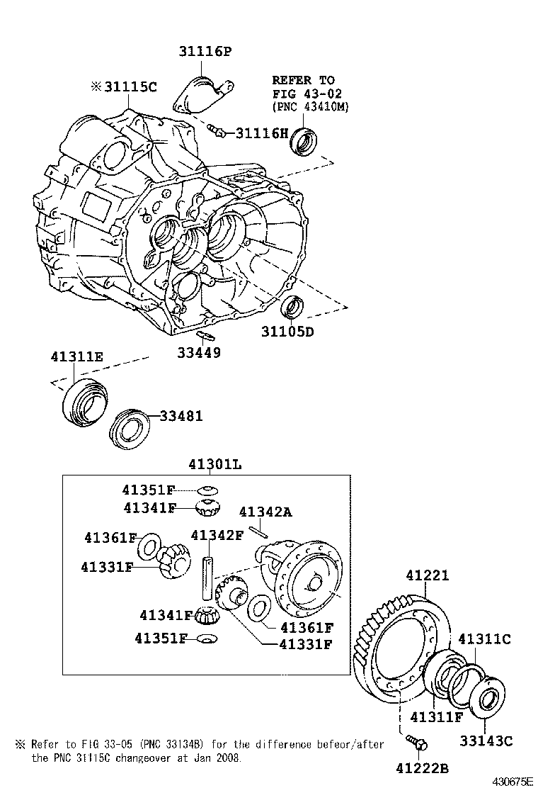 35105-12070 HOUSING, TRANSAXLE product image