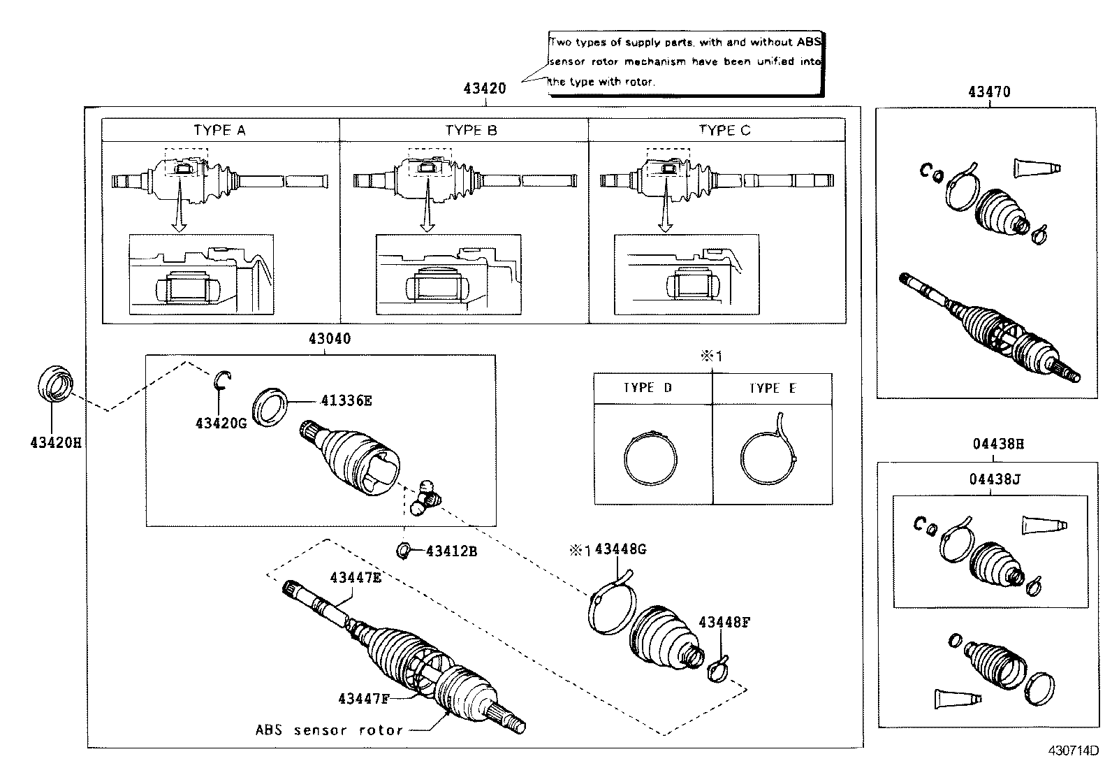 42345-02200 CLAMP, NO.2 (FOR FRONT AXLE OUTBOARD JOINT BOOT RH) product image