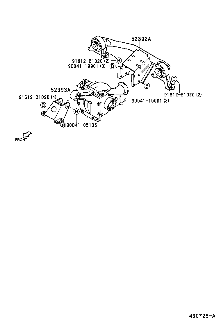 41311-97501 CASE, FRONT DIFFERENTIAL product image