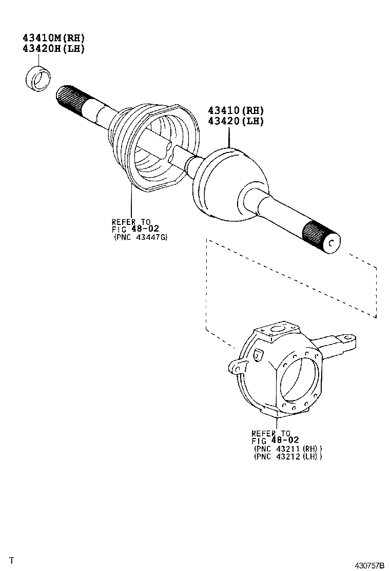 90311-37001 OIL SEAL, FRONT DRIVE SHAFT, RH product image