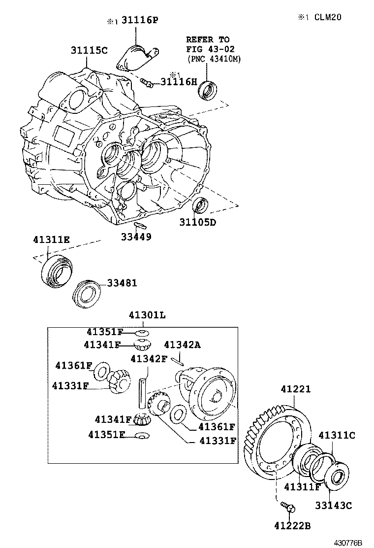 31116-28010 COVER, TRANSAXLE CASE product image