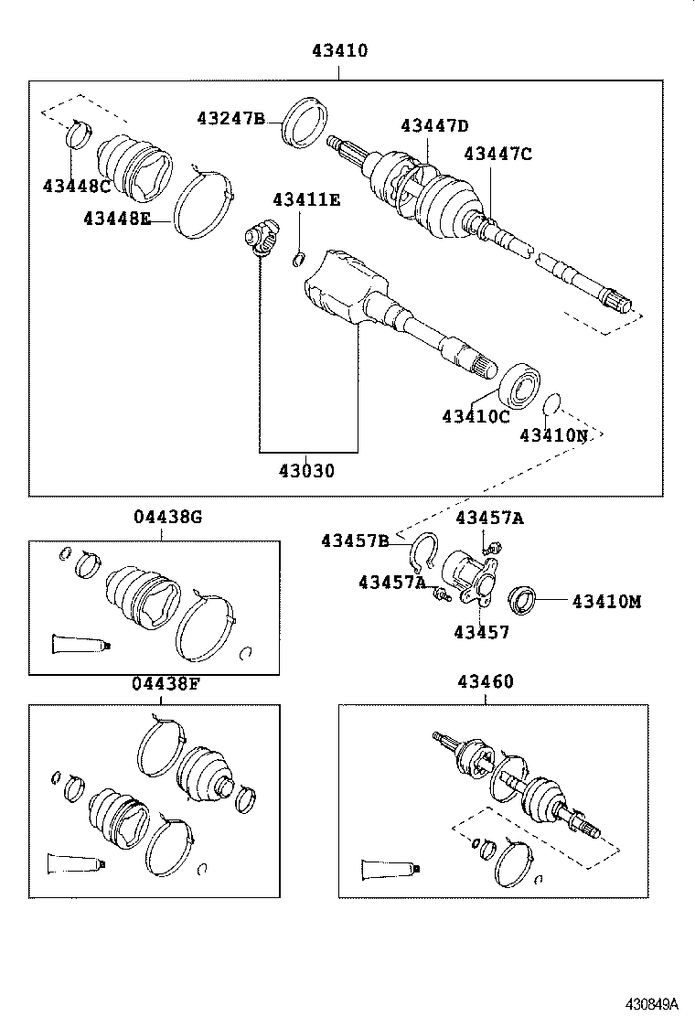 90105-10392 BOLT (FOR DRIVE SHAFT BEARING BRACKET SETTING NO.1) product image