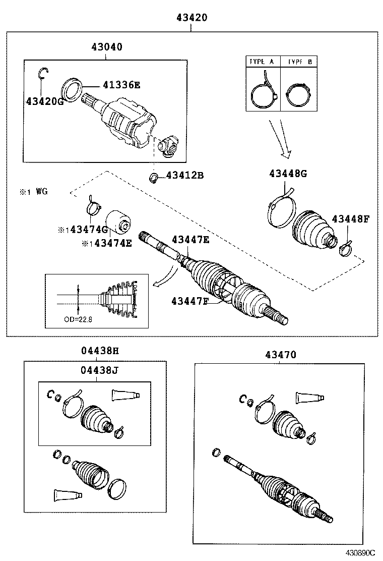 90105-10361 BOLT (FOR DRIVE SHAFT BEARING BRACKET SETTING NO.1) product image