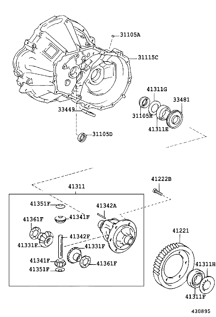 91622-B1025 BOLT(FOR FRONT TRANSAXLE CASE COVER) product image