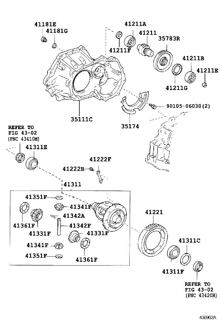 91622-61025 BOLT(FOR FRONT TRANSAXLE CASE COVER) product image