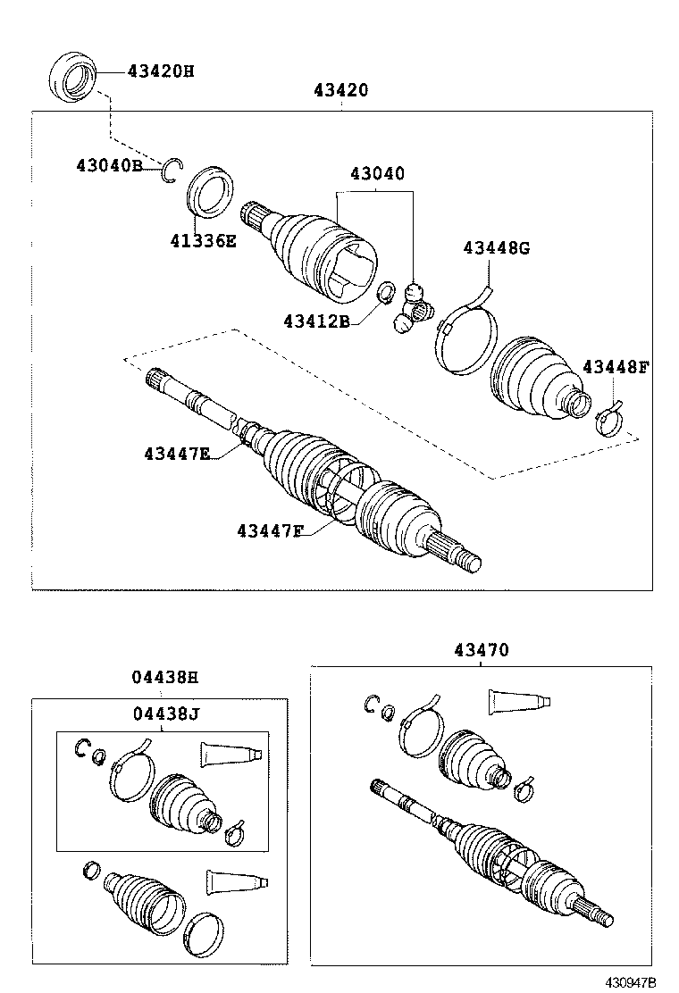 90901-19023 BOLT (FOR DRIVE SHAFT BEARING BRACKET SETTING NO.1) product image