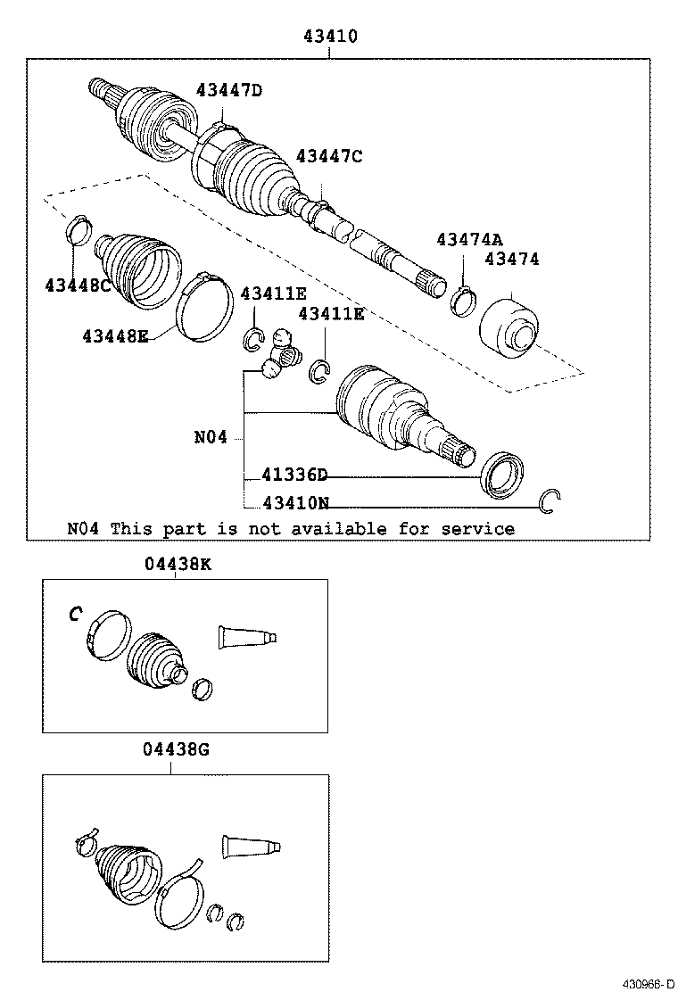 Toyota 42345-02100 CLAMP, NO.2 (FOR FRONT AXLE OUTBOARD JOINT BOOT RH)