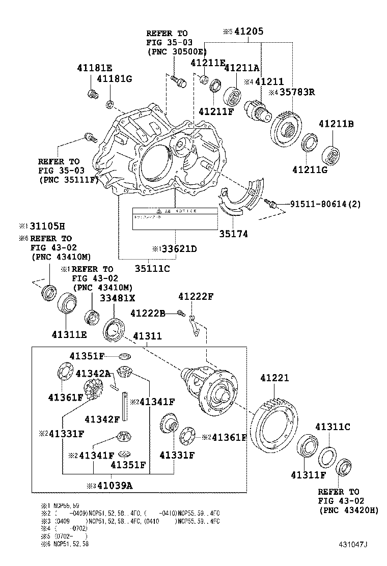 31105-52080 CASE SUB-ASSY, TRANSAXLE(MTM) product image