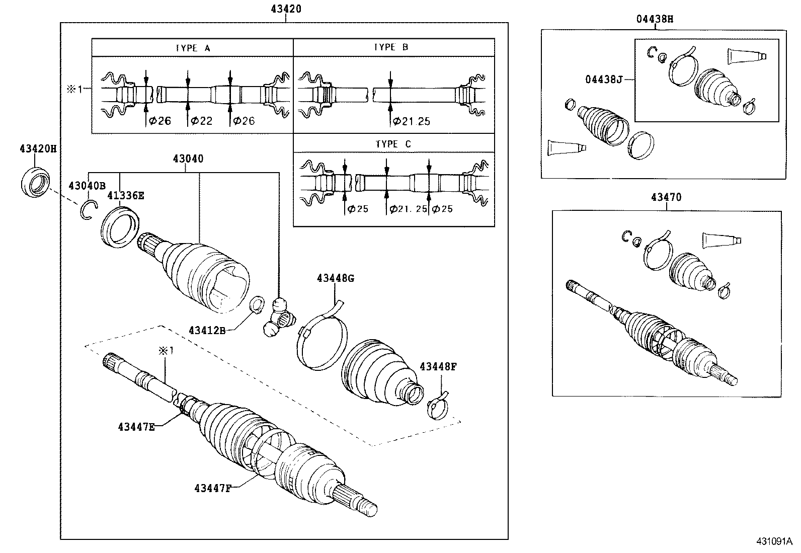 90901-19023 BOLT (FOR DRIVE SHAFT BEARING BRACKET SETTING NO.1) product image