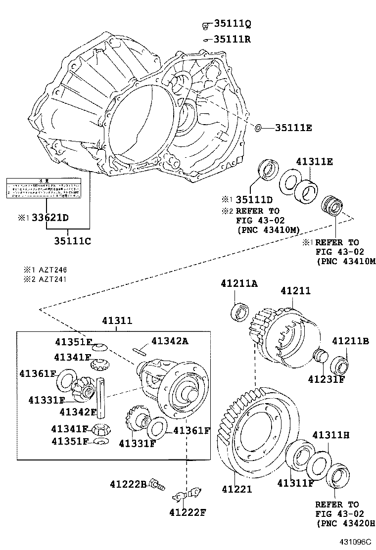 35105-44020 HOUSING, TRANSAXLE product image
