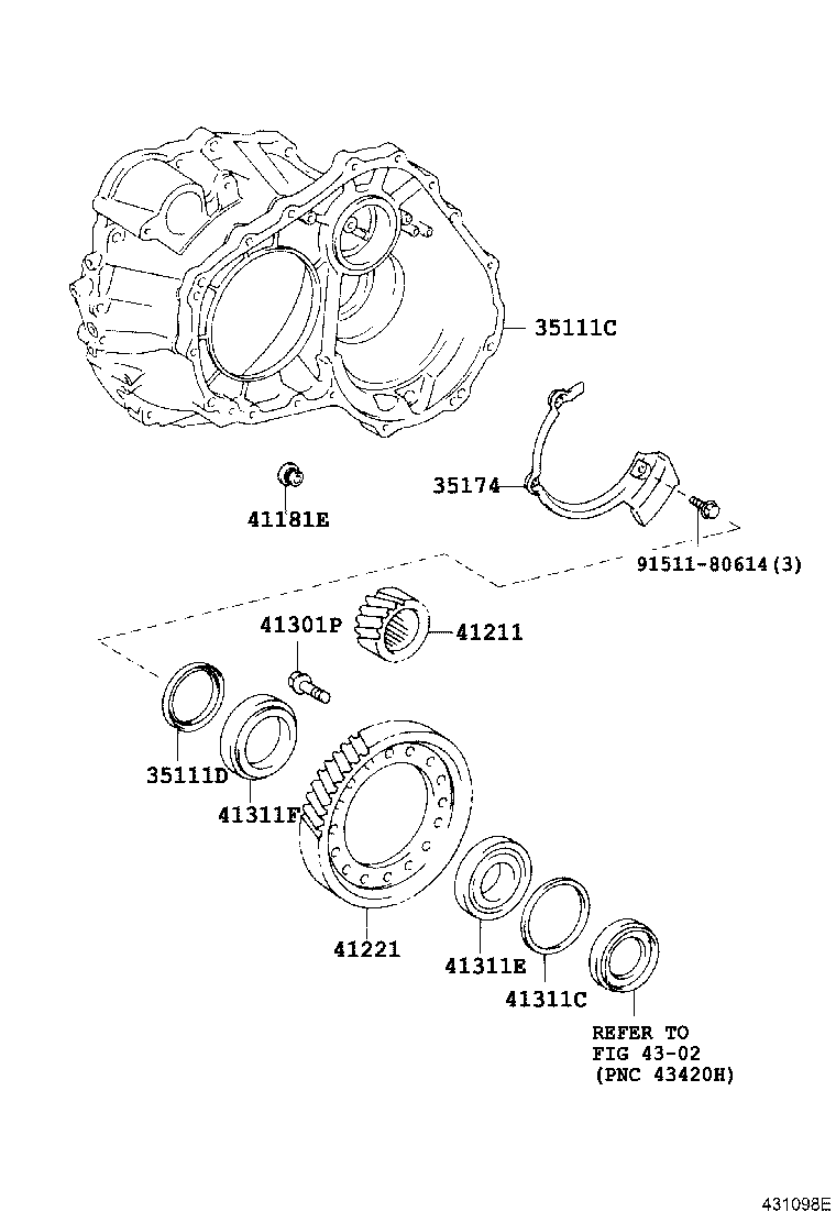 35105-44020 HOUSING, TRANSAXLE product image