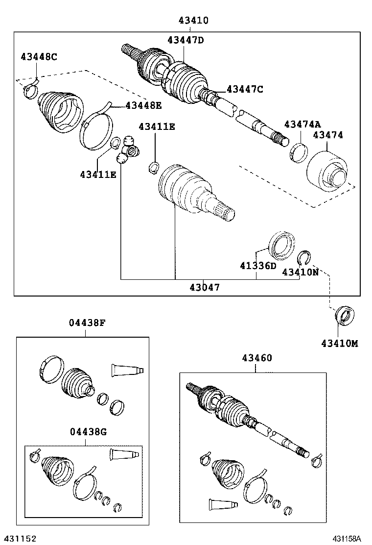 42345-02200 CLAMP, NO.2 (FOR FRONT AXLE OUTBOARD JOINT BOOT RH) product image