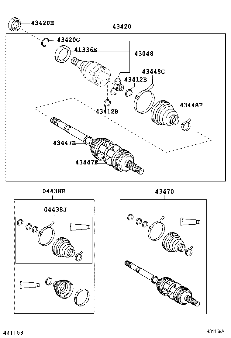 42345-02200 CLAMP, NO.2 (FOR FRONT AXLE OUTBOARD JOINT BOOT RH) product image