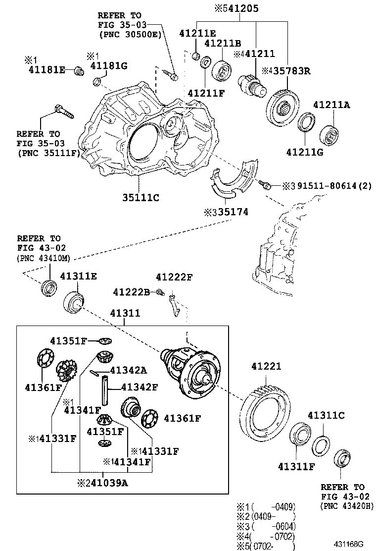 41221-05040 GEAR, FRONT DIFFERENTIAL RING product image