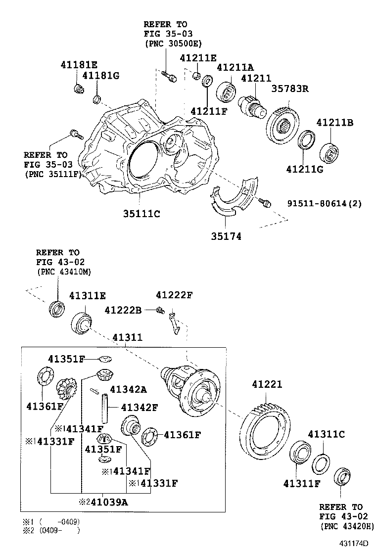 41221-52020 GEAR, FRONT DIFFERENTIAL RING product image