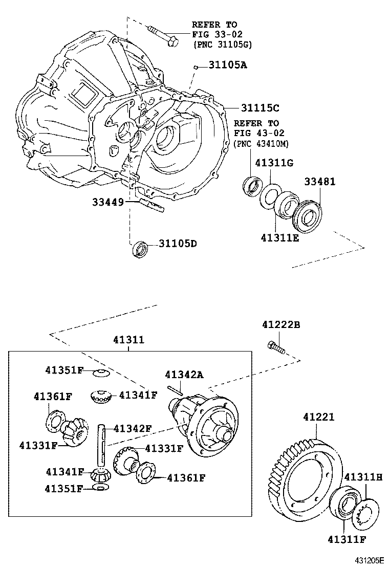41221-05040 GEAR, FRONT DIFFERENTIAL RING product image