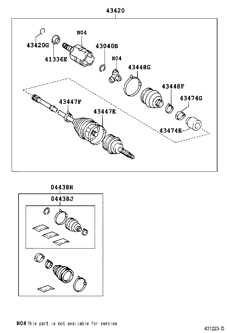 Thumbnail 2 for 43410-06460