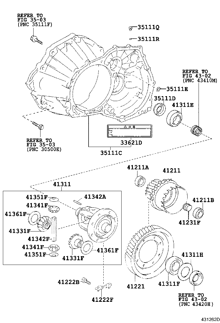 35105-28050 HOUSING, TRANSAXLE product image