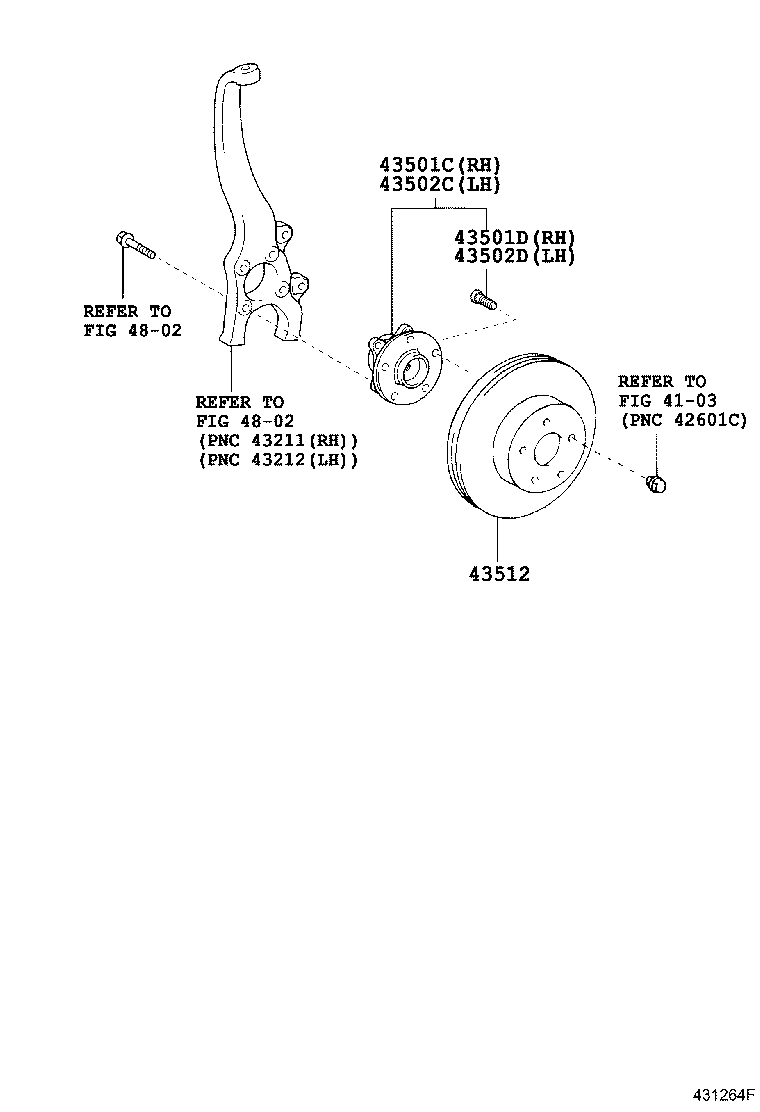 43512-0P010 DISC, FRONT product image