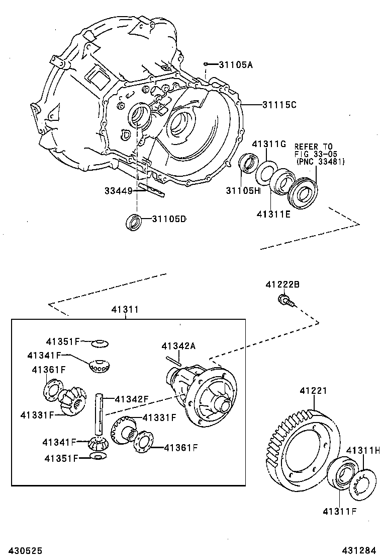 90105-10513 BOLT (FOR FRONT DIFFERENTIAL RING GEAR SET) product image