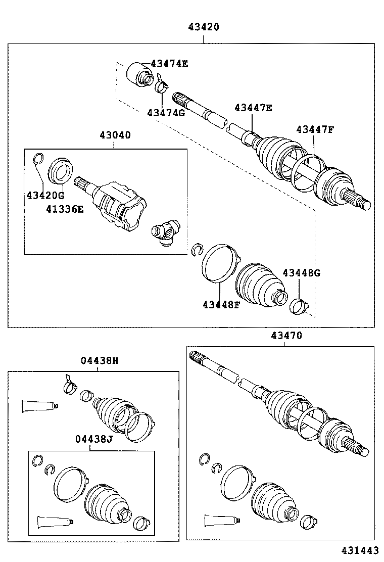 90105-10361 BOLT (FOR DRIVE SHAFT BEARING BRACKET SETTING NO.1) product image