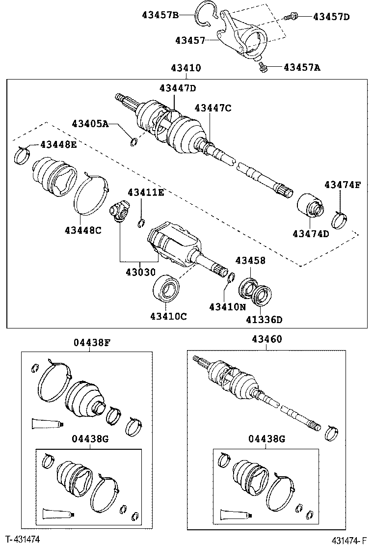 42345-07060 CLAMP, NO.2 (FOR FRONT AXLE INBOARD JOINT BOOT RH) product image