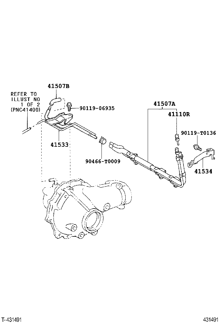 41110-71240 CARRIER ASSY, DIFFERENTIAL, FRONT product image