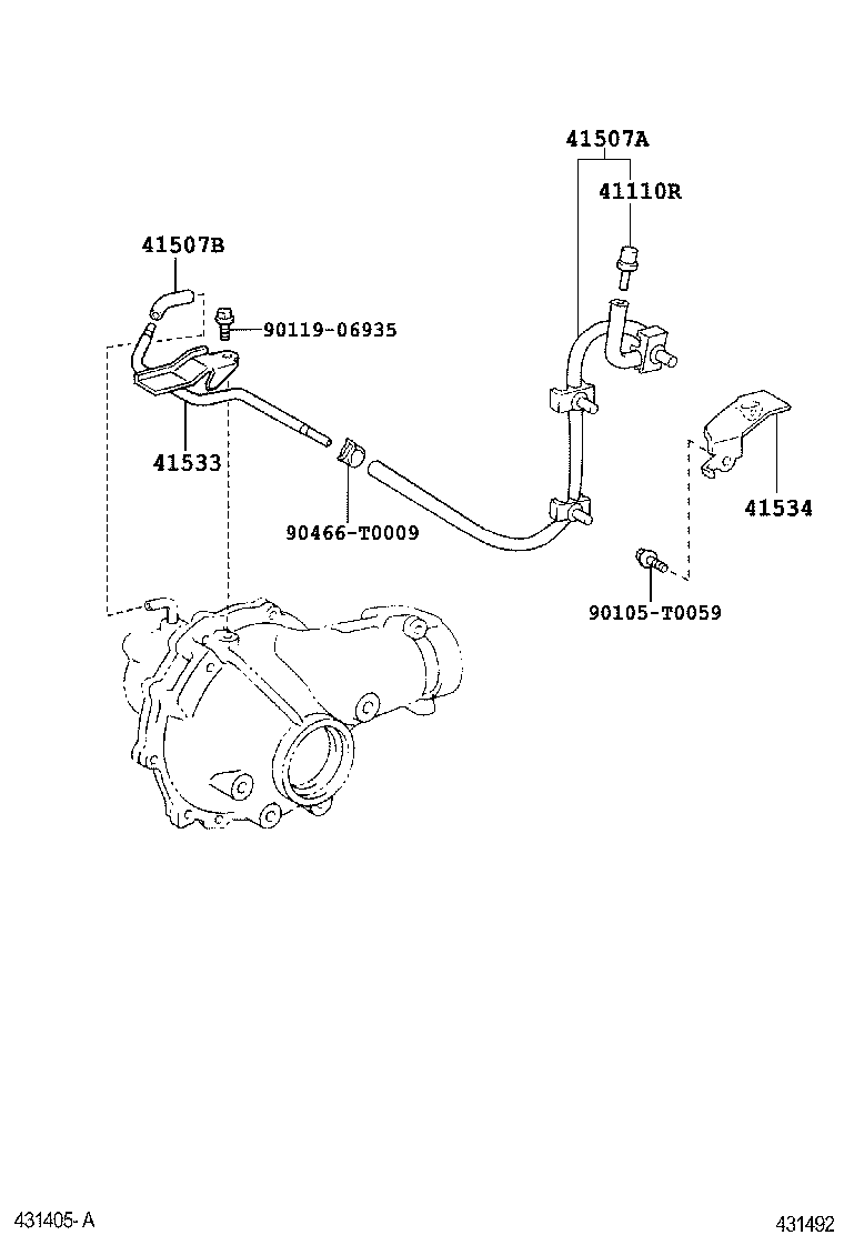 41311-71020 CASE, FRONT DIFFERENTIAL product image