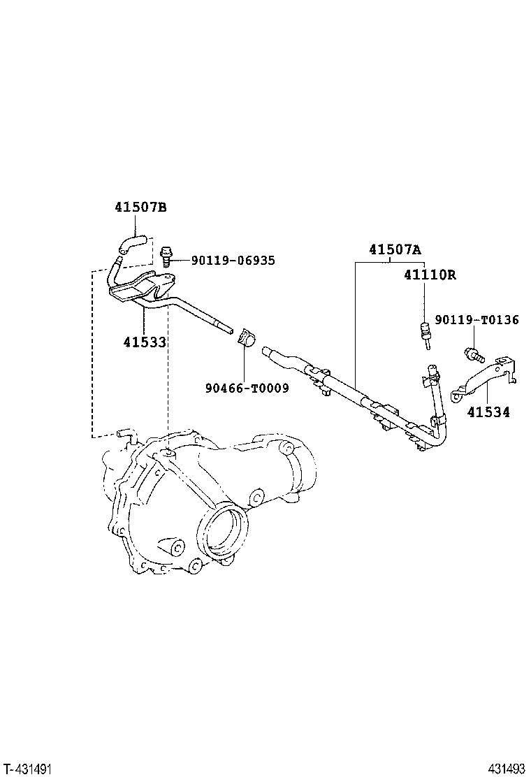 41110-71240 CARRIER ASSY, DIFFERENTIAL, FRONT product image