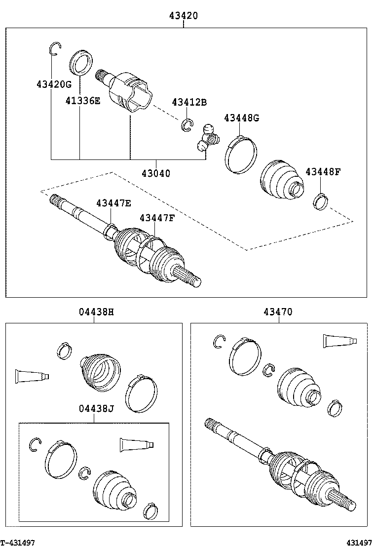 42345-0D170 CLAMP, NO.2 (FOR FRONT AXLE OUTBOARD JOINT BOOT RH) product image
