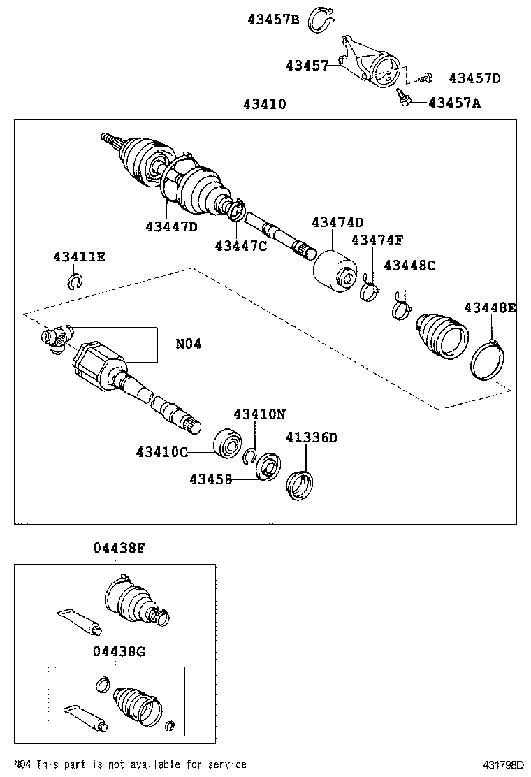 Thumbnail 2 for 43410-06580