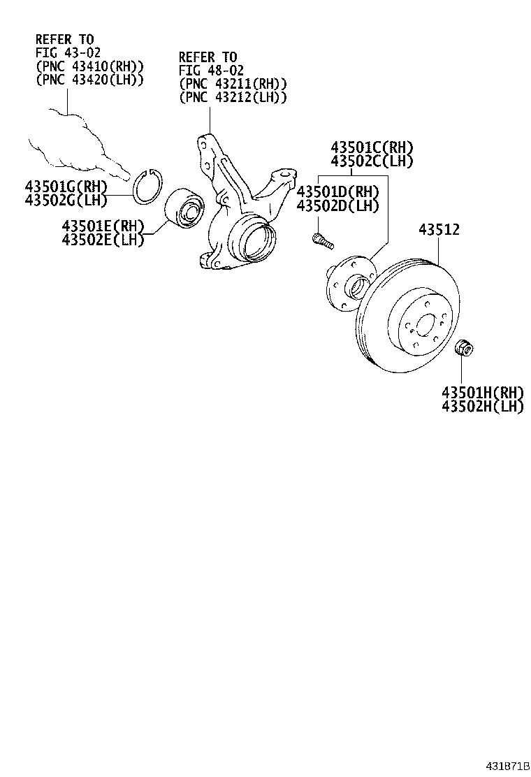 43512-20750 DISC, FRONT product image