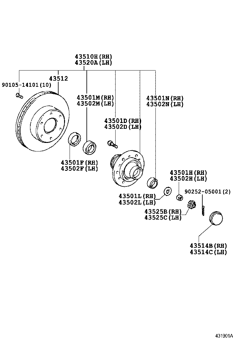 43512-36191 DRUM, BRAKE product image