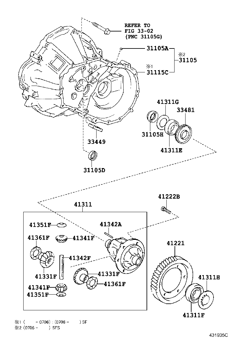 31105-12240 CASE SUB-ASSY, TRANSAXLE(MTM) product image