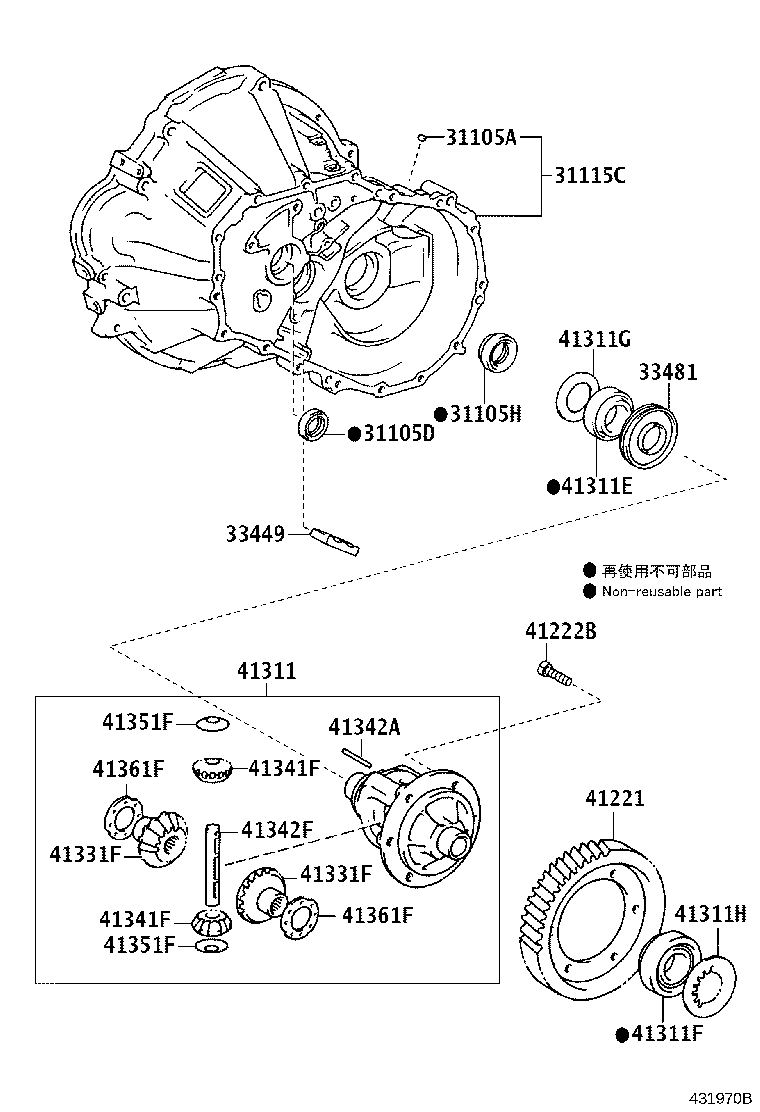35105-28071 HOUSING, TRANSAXLE product image